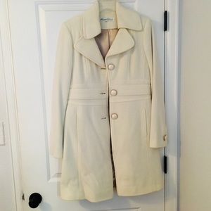 Kenneth Cole Cream Pea Coat